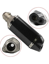 Cargar imagen en el visor de la galería, Tubo de escape de entrada de doble salida de 1.5-2 pulgadas con escape extraíble DB Killer con escape de 38-51 mm de diámetro para moto de tierra, calle/deportes motocicletas y scooters ATV MOD RS-ESC-9002
