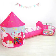 Cargar imagen en el visor de la galería, Tienda de campaña de túnel de juego para niños, casa de juegos duradera para bebés, niños pequeños MOD 10582-14
