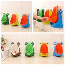 Cargar imagen en el visor de la galería, Rana de plástico para bebé, orinal de entrenamiento para niños, orinal para baño
