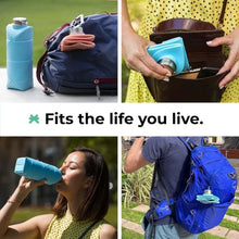Cargar imagen en el visor de la galería, Botella de agua portátil y creativa, taza de silicona plegable
