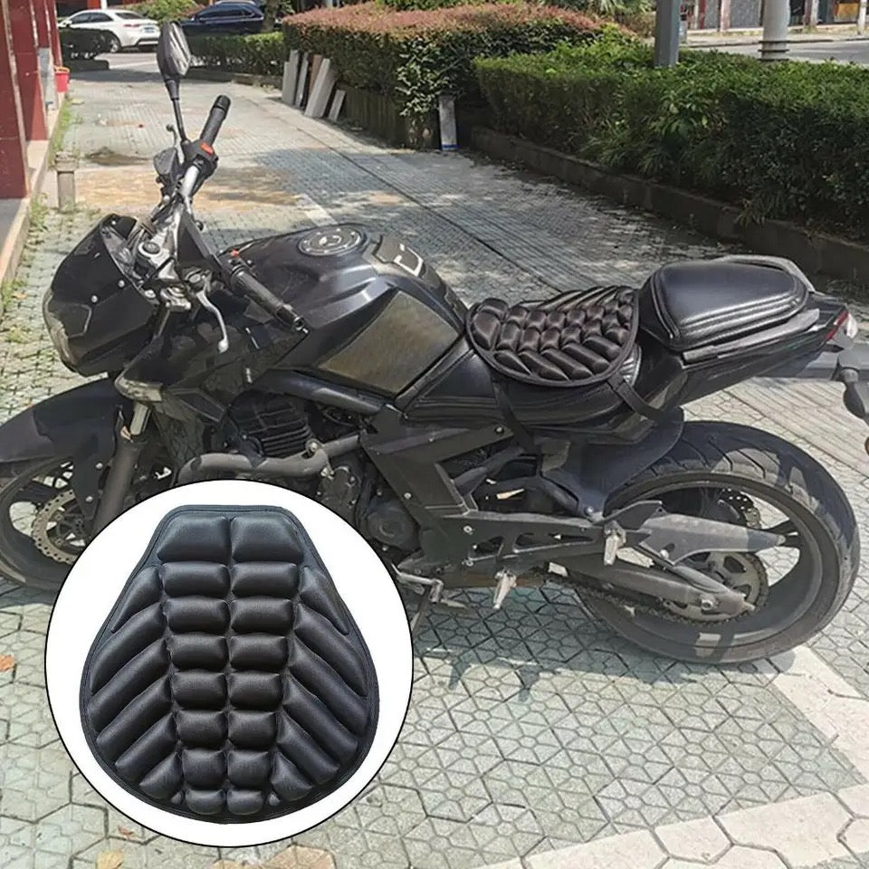 Cojín de Gel antideslizante para asiento de motocicleta, funda de almohada 3D, Universal MOD ZE-1298