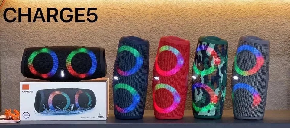 Altavoz Bluetooth con luz LED Charge5 Pro