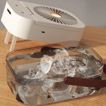 Cargar imagen en el visor de la galería, Humidificador con ventilador de pulverización, Enfriador de aire portátil, humidificador de aire, USB,
