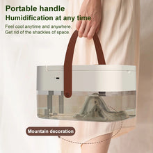 Cargar imagen en el visor de la galería, Humidificador con ventilador de pulverización, Enfriador de aire portátil, humidificador de aire, USB,

