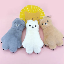 Cargar imagen en el visor de la galería, Guantes de felpa con diseño de pata de adorable garra de gato para niños
