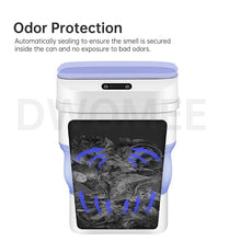 Cargar imagen en el visor de la galería, Ntelligent-cubo de basura automático sin contacto, con Sensor de movimiento infrarrojo inteligente, para casa, escritorio, bote  de basura inteligente

