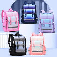 Cargar imagen en el visor de la galería, Mochila escolar Bgas para niños y niñas, morral escolar de gran capacidad, resistente al agua, para escuela primaria, MOD A888L
