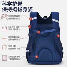 Cargar imagen en el visor de la galería, Mochila escolar Bgas para niños y niñas, morral escolar de gran capacidad, resistente al agua, para escuela primaria, MOD A888L
