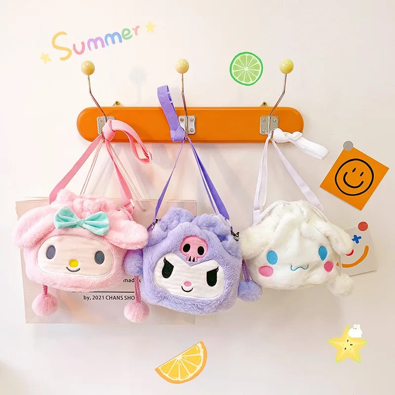 Bolsa de peluche para niñas