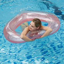 Cargar imagen en el visor de la galería, Flotador inflable en forma de corazón brillante
