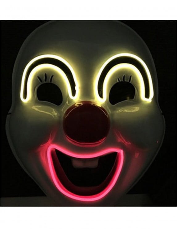 Máscara de purga LED 3D para Halloween