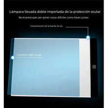 Cargar imagen en el visor de la galería, Caja de luz LED A4 dibujo tableta escritura gráfica Digital trazador copia tablero para pintura de diamante boceto rayos X MOD 1892
