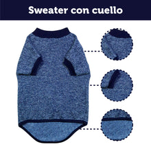 Cargar imagen en el visor de la galería, Sweater con cuello para perro
