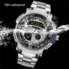 Cargar imagen en el visor de la galería, Reloj caballero WR3OM Metalico
