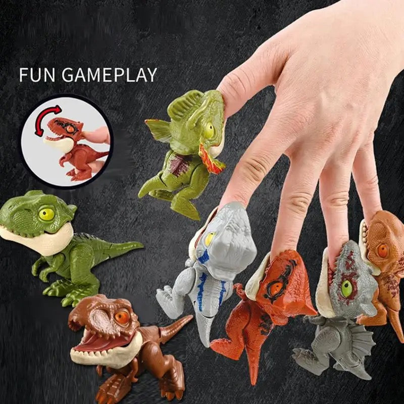 Juguete divertido para morder los dedos para niños, dinosaurio MOD ZE-164