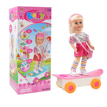 Cargar imagen en el visor de la galería, Muñeca Scooter eléctrica Universal de 3 pulgadas con música y luces para niñas MOD XMY1000
