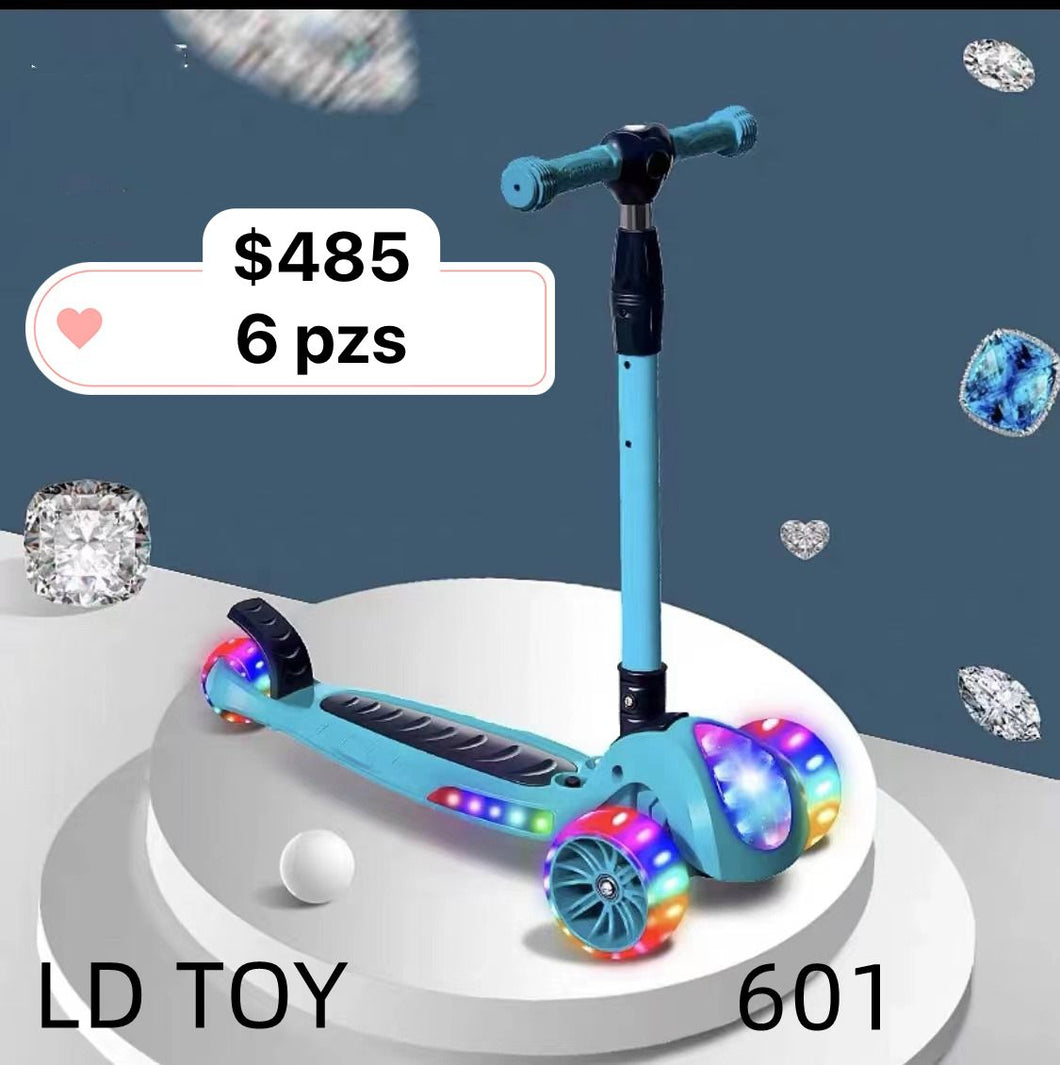 Patín de niños con luz