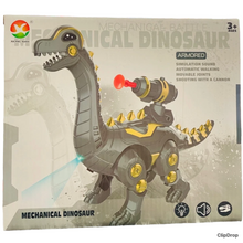 Cargar imagen en el visor de la galería, Robot Dinosaurio inteligente interactivo inteligente juguete electrónico mando a distancia robot caminando bailando cantando con modo de lucha juguetes para niños y niñas MOD 666-43A
