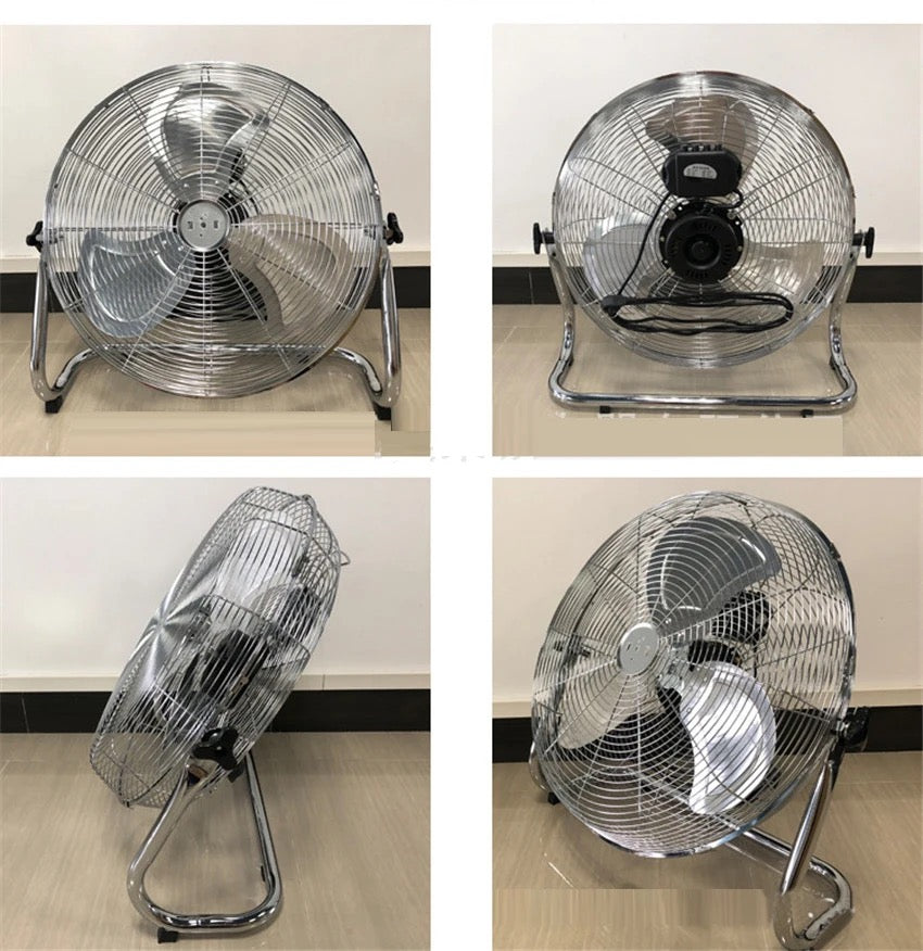 Potente ventilador eléctrico Industrial de Metal, 180W 20 pulgadas