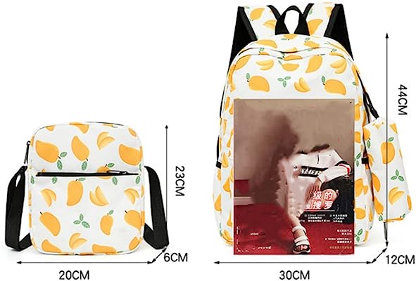 Mochila de estudiante conjunto de tres piezas mochila de gran capacidad MOD 21-3