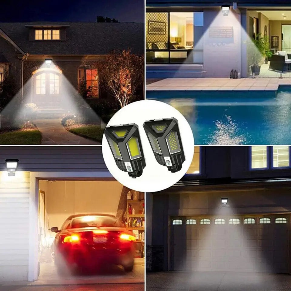 lámpara Solar con Control remoto, Sensor de movimiento impermeable 1441