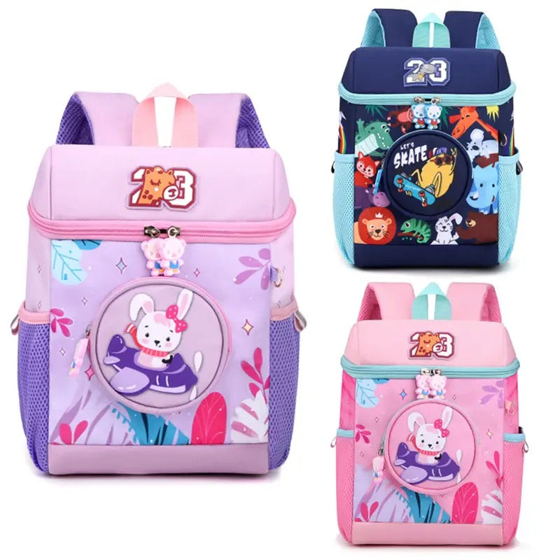 Mochilas escolares de dibujos animados para niños y niñas MOD JBS5618