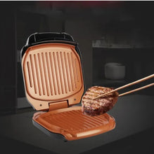 Cargar imagen en el visor de la galería, Sartén parrilla electrica  aluminio ceramica .electromecánica para desayuno, máquina de freír con calefacción para el hogar 0885 MOD ZE-0885
