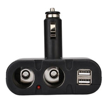 Cargar imagen en el visor de la galería, Encendedor de cigarrillos con doble puerto USB plegable 0014

