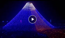 Cargar y reproducir el video en el visor de la galería, Guirnalda de luces Led impermeables para decoración, guirnalda de hadas navideña de 50 metros con 500 luces, ideal para boda, Año Nuevo, jardín, hogar y exteriores
