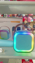 Cargar y reproducir el video en el visor de la galería, Altavoz Bluetooth Popular con micrófono K12 micrófono integrado transmisión en vivo al aire libre karaoke en casa Altavoz Bluetooth
