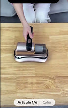Cargar y reproducir el video en el visor de la galería, Aspiradora inalámbrica de mano acaricida, aspirador de gran succión para colchón, sofá, ácaros del polvo, MOD ZE-2187
