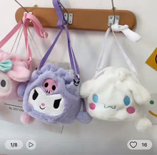 Cargar y reproducir el video en el visor de la galería, Bolsa de peluche para niñas
