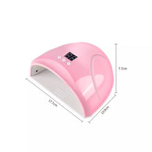 Cargar imagen en el visor de la galería, Secador de uñas de 18W, lámpara de LED UV de uñas con 18 LED, con pantalla LCD para manicura minilámpara USB, Sensor inteligente para secar todos los esmaltes de uñas de gel
