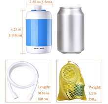 Cargar imagen en el visor de la galería, Bomba de agua portátil para exteriores, Ducha de Camping recargable por USB para senderismo y patio MOD ZE-0748
