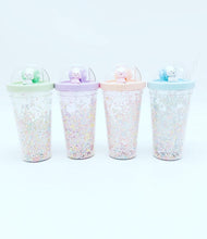 Cargar imagen en el visor de la galería, Vaso de 500 ml conejo  arcoíris moda kawai MOD 6683-1
