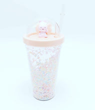 Cargar imagen en el visor de la galería, Vaso de 500 ml conejo  arcoíris moda kawai MOD 6683-1

