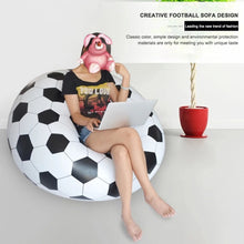 Cargar imagen en el visor de la galería, Sofá inflable de fútbol, silla de salón de aire, tumbona de baloncesto, muebles de exterior, jardín y oficina MOD TOY 141
