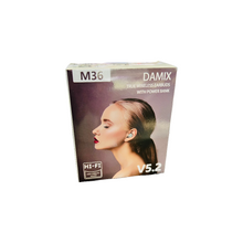 Cargar imagen en el visor de la galería, Auriculares inalámbricos M36 TWS con Bluetooth, dispositivo de audio con pantalla Digital, estéreo 9D, deportivos, impermeables, con micrófono MOD M36
