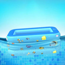 Cargar imagen en el visor de la galería, Bañera de natación inflable para niños, de 2 capas juguete, motivo de peces, deportes acuáticos 150x110x50 MOD TOY129
