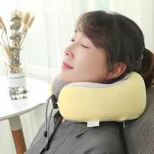 Cargar imagen en el visor de la galería, Almohada de masaje multifuncional en forma de U, almohada de masaje por vibración, masajeador de columna Cervical, Protector eléctrico para cuello MOD GH3076
