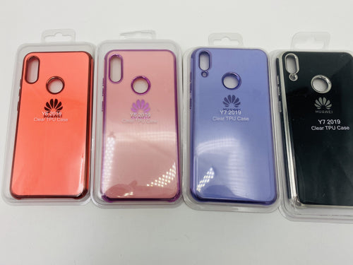 Funda silicona Y6 y Y7. HUAWEI varios colores - mychinashop.com