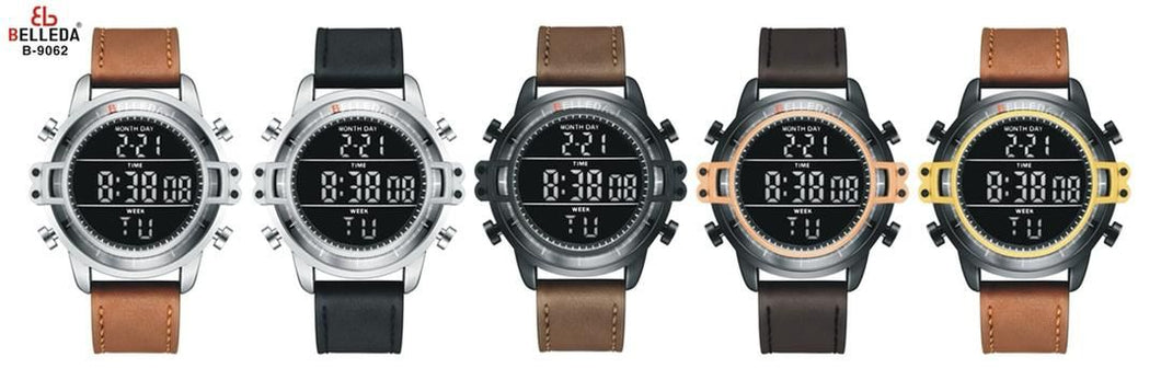 Reloj aceroinoxidable original  alta calidad BELLEDA   B-9062