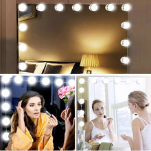 Cargar imagen en el visor de la galería, Bombilla LED para espejo de pared, lámpara regulable para espejo de pared luz de colores y control MOD 10491
