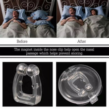 Cargar imagen en el visor de la galería, Pinza para dejar de roncar, bandeja para el cuidado de la Apnea, ayuda para dormir, elimina o alivia los ronquidos, cuidado de la salud,  MOD QQ-021

