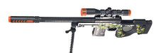 Cargar imagen en el visor de la galería, Rifle de juguete francotirador con luz y sonido usa batería AA largo 62 MOD 8665
