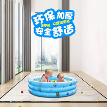 Cargar imagen en el visor de la galería, Piscina inflable de 110x30 cm para bebé, juguete infantil para niños, bañera redonda, portátil, juguetes para exteriores MOD TOY154

