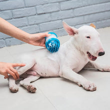 Cargar imagen en el visor de la galería, Cepillo de baño y masaje para perros y gatos, dispensador de champú para mascotas, cepillo de silicona, dispositivo de limpieza de cerdas para mascotas, peine de baño Wahser MOD SE21-39
