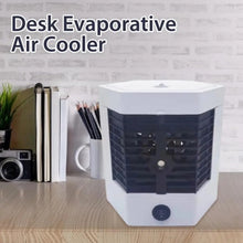 Cargar imagen en el visor de la galería, Enfriador de aire evaporativo de escritorio de quinta generación, ventilador de refrigeración portátil con asa, ventilador de aire acondicionado, Enfriador de aire caliente MOD 005
