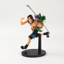 Cargar imagen en el visor de la galería, Figura de One Piece Running Three Brothers Luffy,Ace, Saab, modelo de Anime coleccionable de PVC, juguetes de regalo para niños
