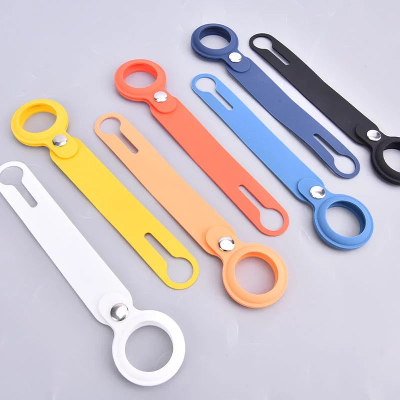 Funda de silicona para Airtag Loop, funda protectora líquida, dispositivo localizador MOD J-2